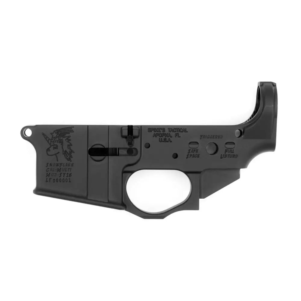 SPIKES TACTICAL STRIPPED LOWER RECEIVER MULTI CAL SNOWFLAKE