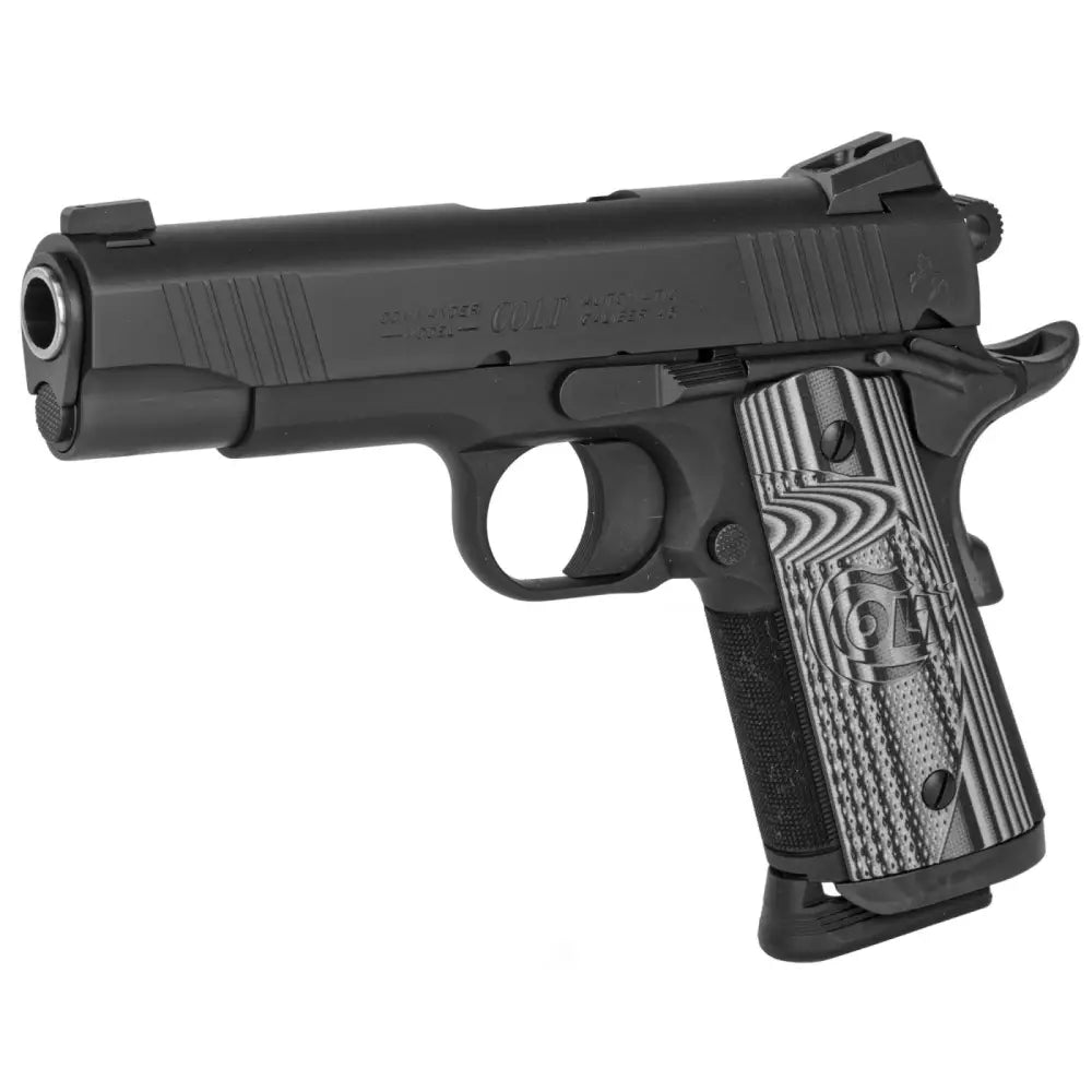 COLT 1911 CCU CONCEALED CARRY OFFICERS 45 ACP 4.25" ANODIZE \ BLACK DLC