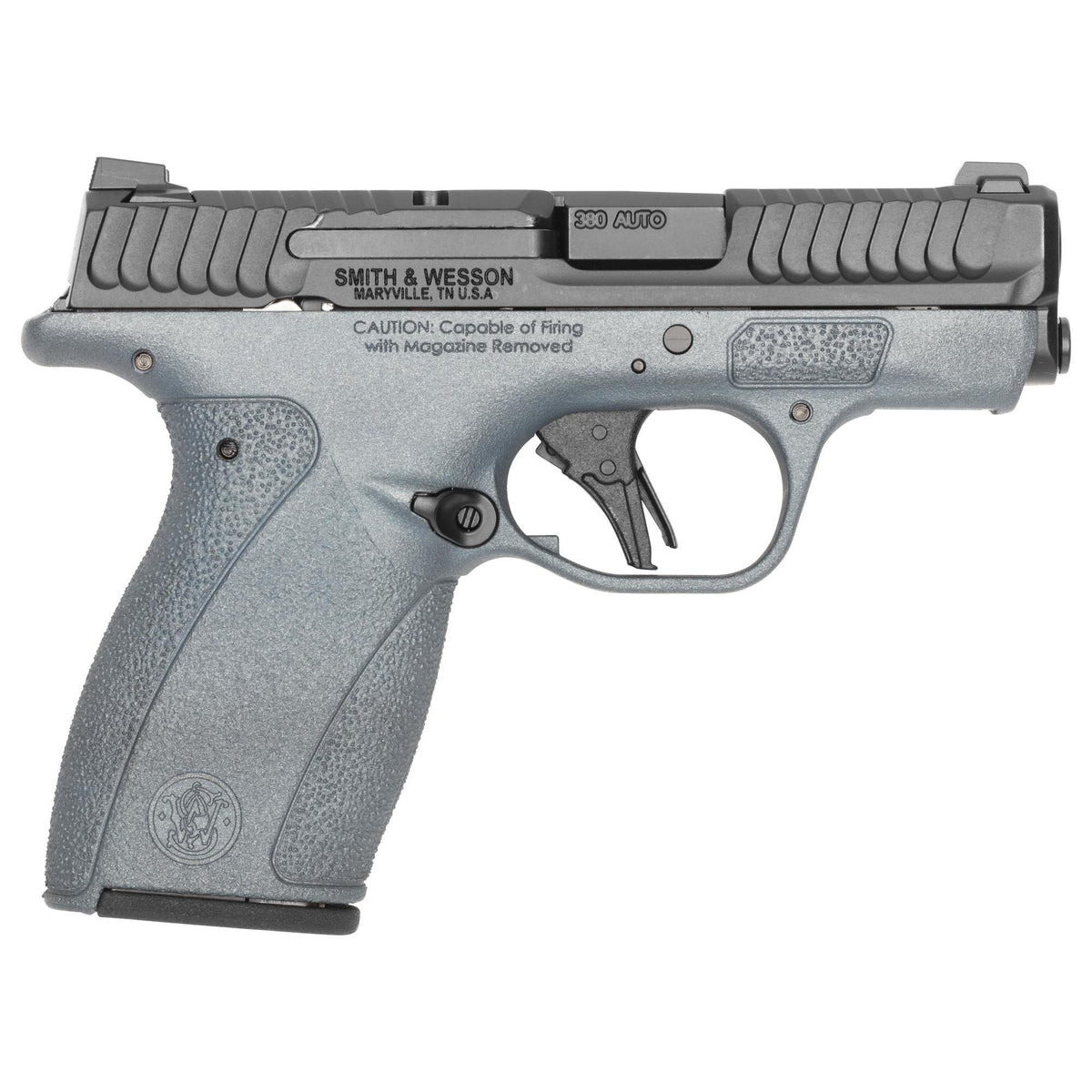 M&P Bodyguard 2.0 No Thumb Safety Blue Tit .380 Auto 2.75in 1-10&1-12rnd SF
