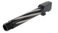 Barrel for Grizzly 101 & Glock 17 9MM, 416R SS Bear Claw Fluted, Threaded