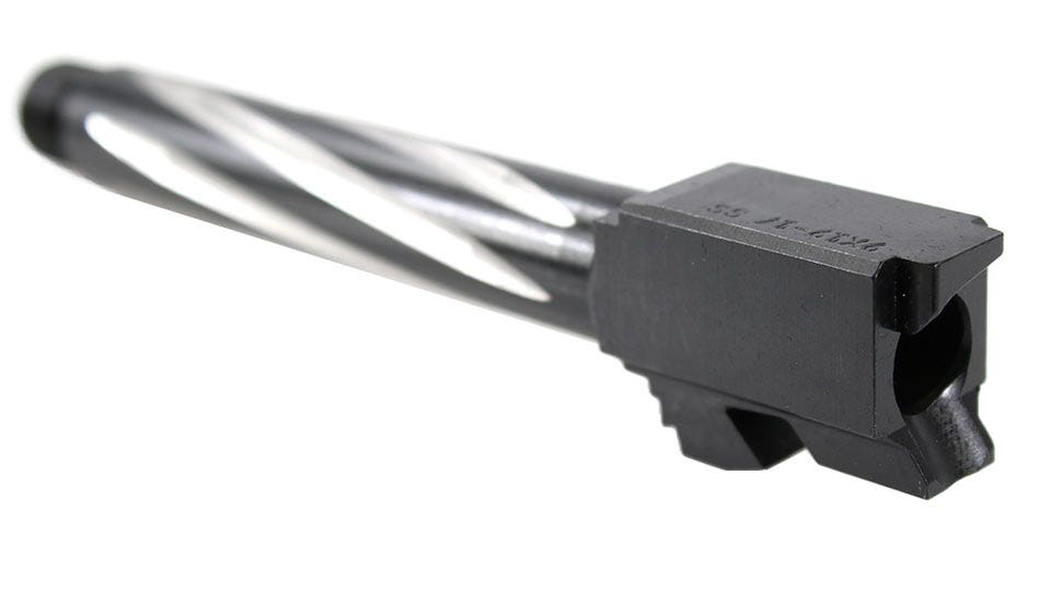 Barrel for Grizzly 101 & Glock 17 9MM, 416R SS Bear Claw Fluted, Threaded