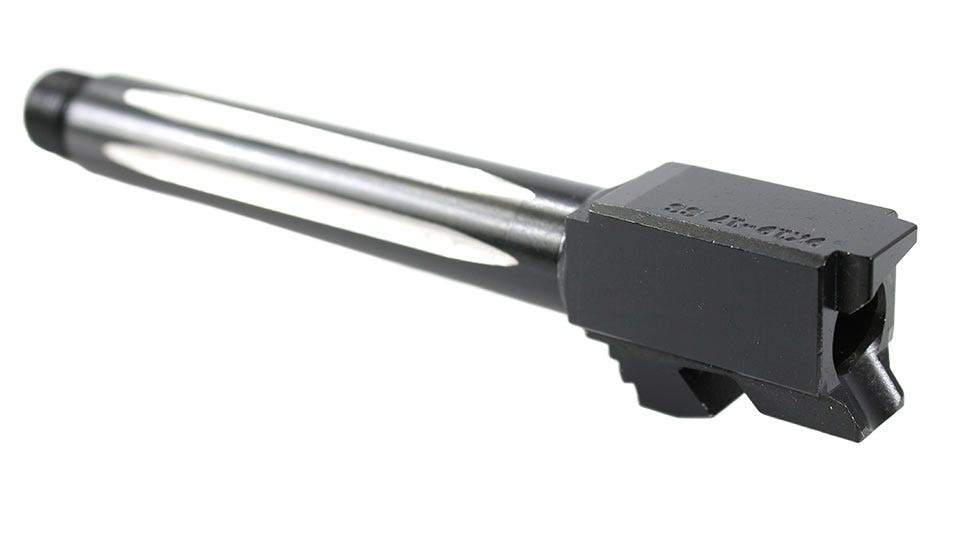 Barrel for Grizzly 101 & Glock 17 9MM, 416R SS Black Wolf Fluted, Threaded