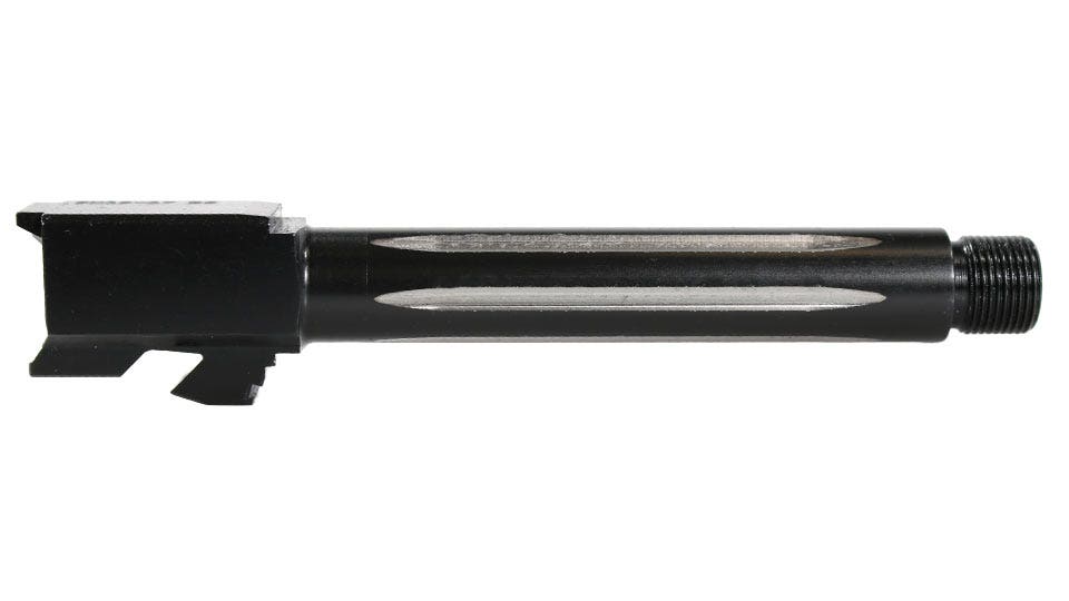 Barrel for Grizzly 101 & Glock 17 9MM, 416R SS Black Wolf Fluted, Threaded