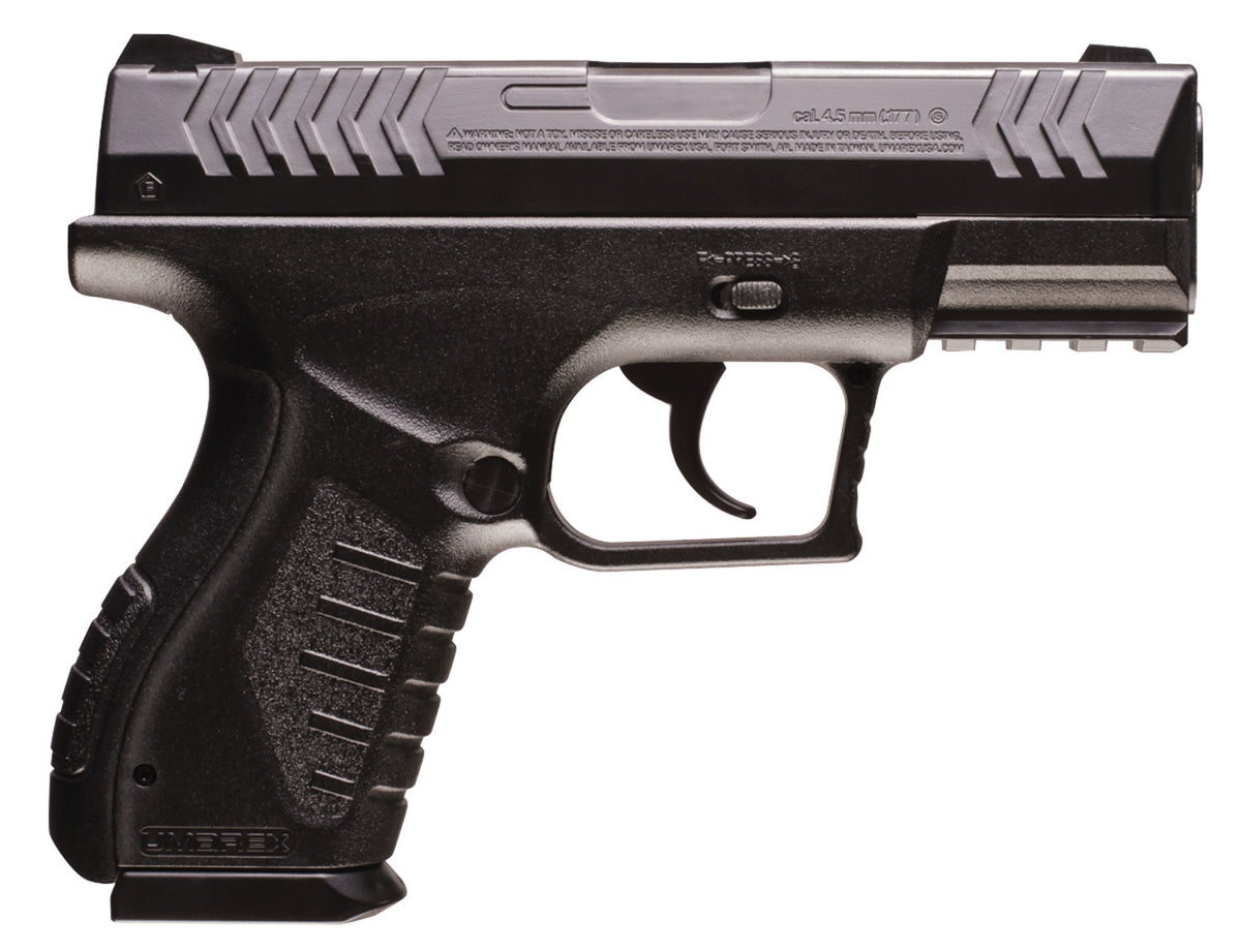 Umarex USA 2254804 XBG  CO2 177 BB 19+1 4.25" Black Polymer Grips