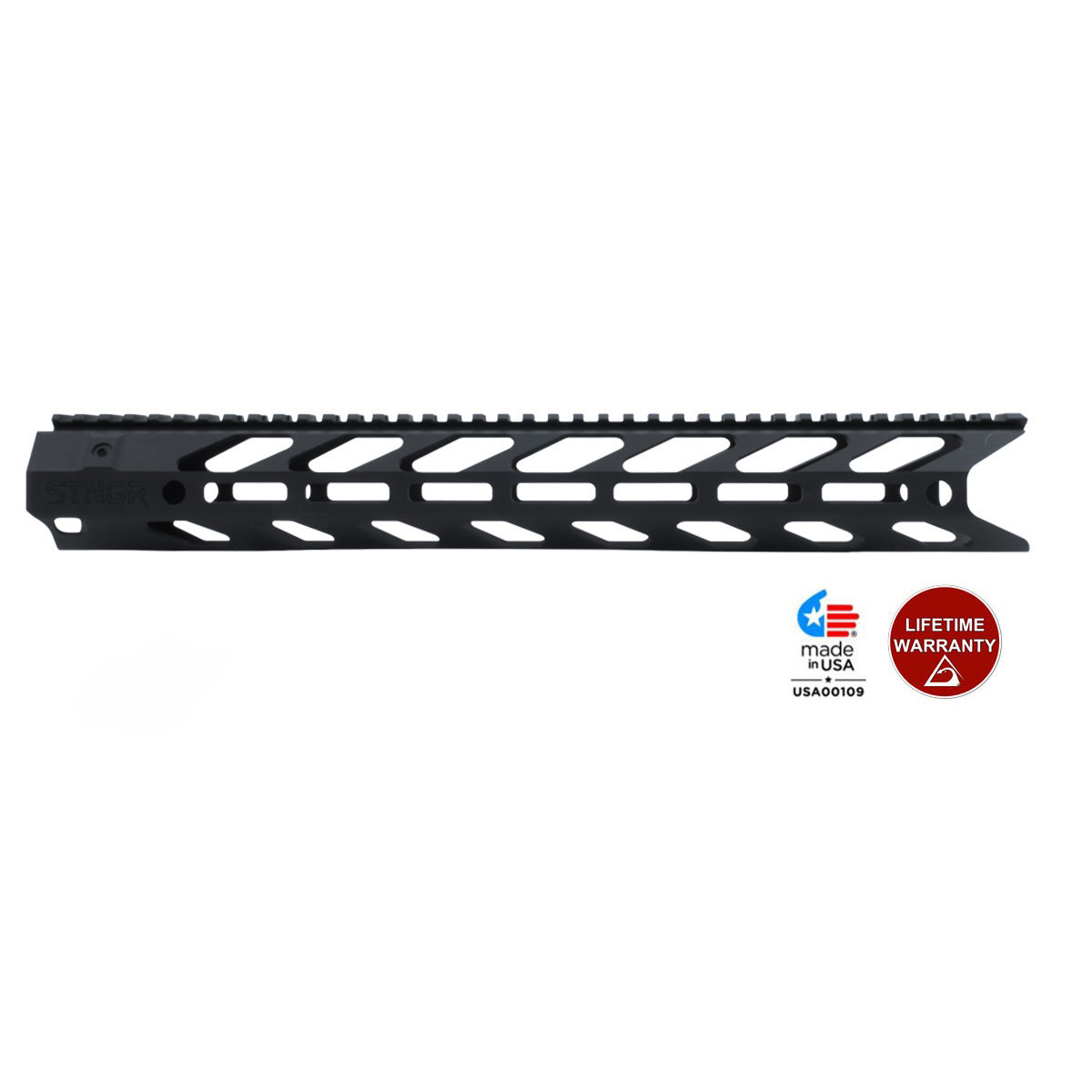 STNGR HWK XL® V2 Free Float Suppressor Ready AR-15 Handguard - M-LOK - 2 Lengths Available