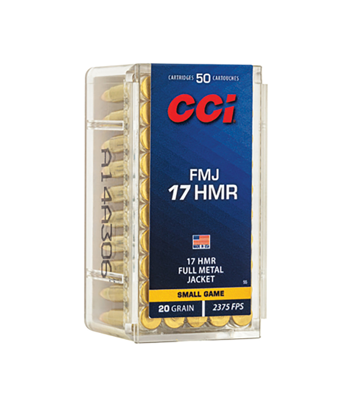 CCI 0055 Gamepoint Rimfire 17HMR 20gr Full Metal Jacket 50 Per Box/40 Case