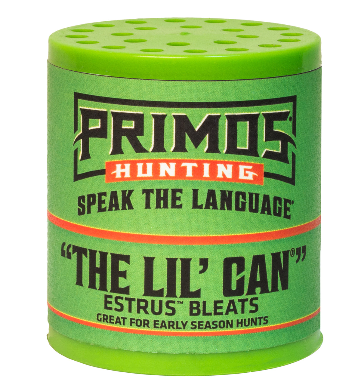 Primos 731 The Lil' Can  Call Attracts Deer Green Plastic