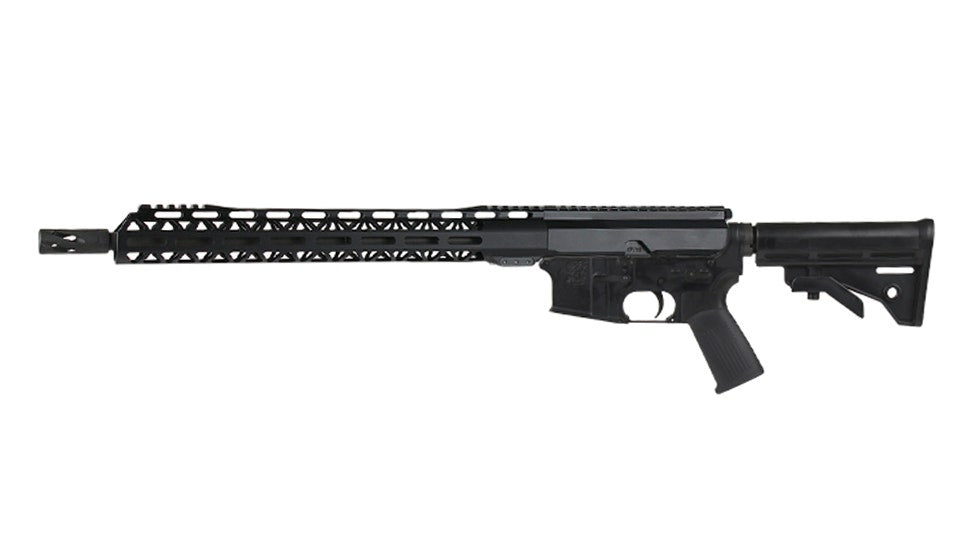 .17 HMR Side Charging Complete Rifle, 16" Parkerized Heavy Barrel, 1:9 Twist, 15" M-LOK Rail