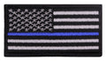 Rothco Thin Blue Line Flag Patch - Iron On