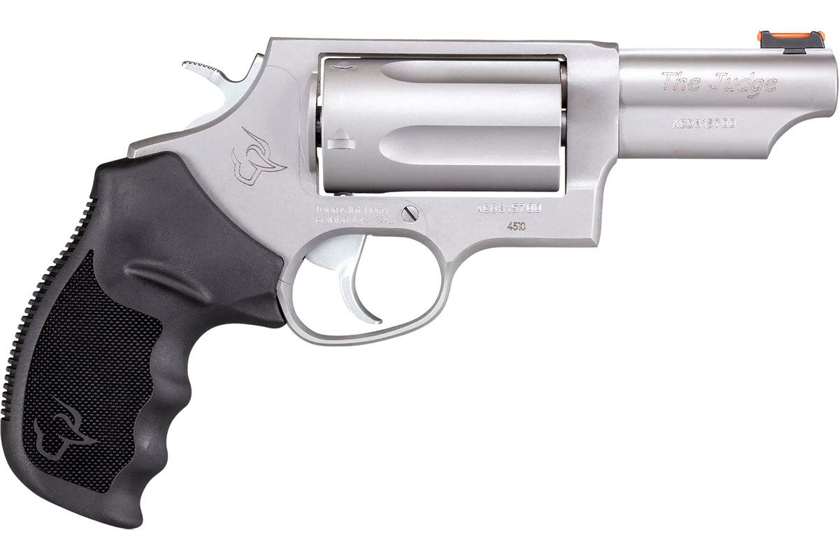 Taurus 2-441039T Judge  Compact 45 Colt (Long Colt)/410 Bore 5rd Shot 3" Matte Stainless Steel Barrel, Cylinder & Frame,