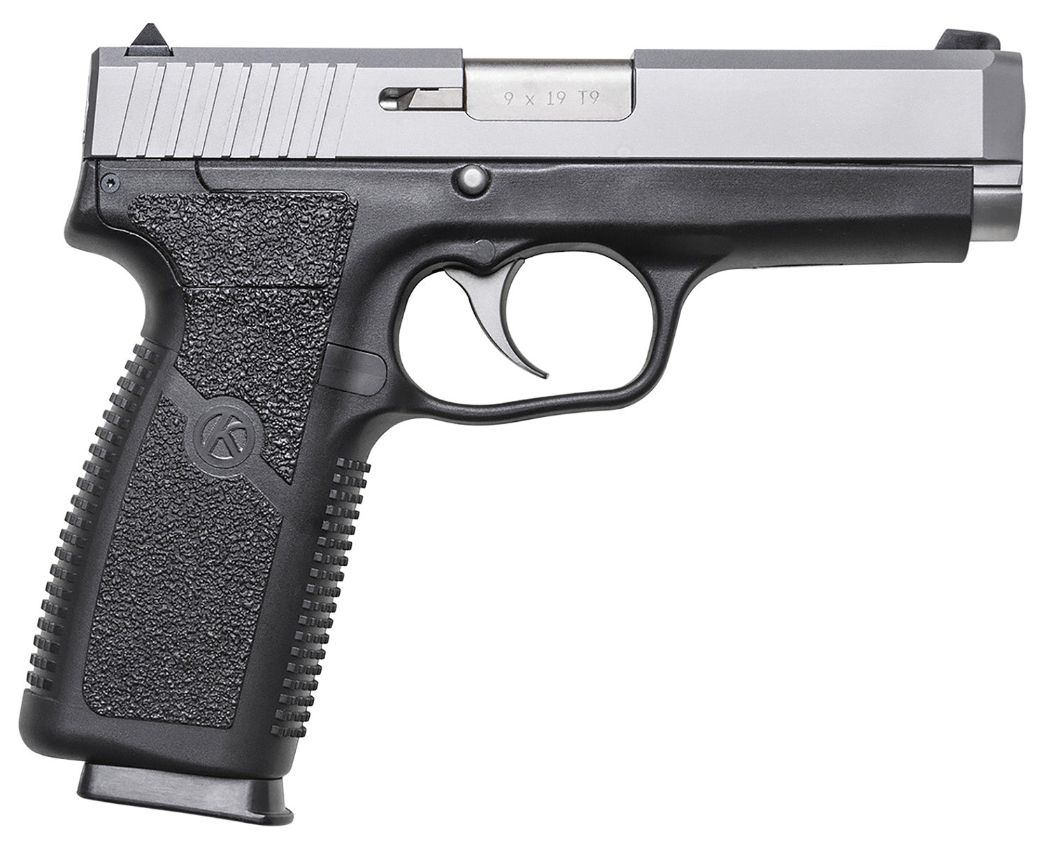 Kahr Arms CT9093N CT9  9mm Luger 8+1 4" Barrel, Black Polymer Frame, Serrated Matte Stainless Steel Slide, Textured Poly
