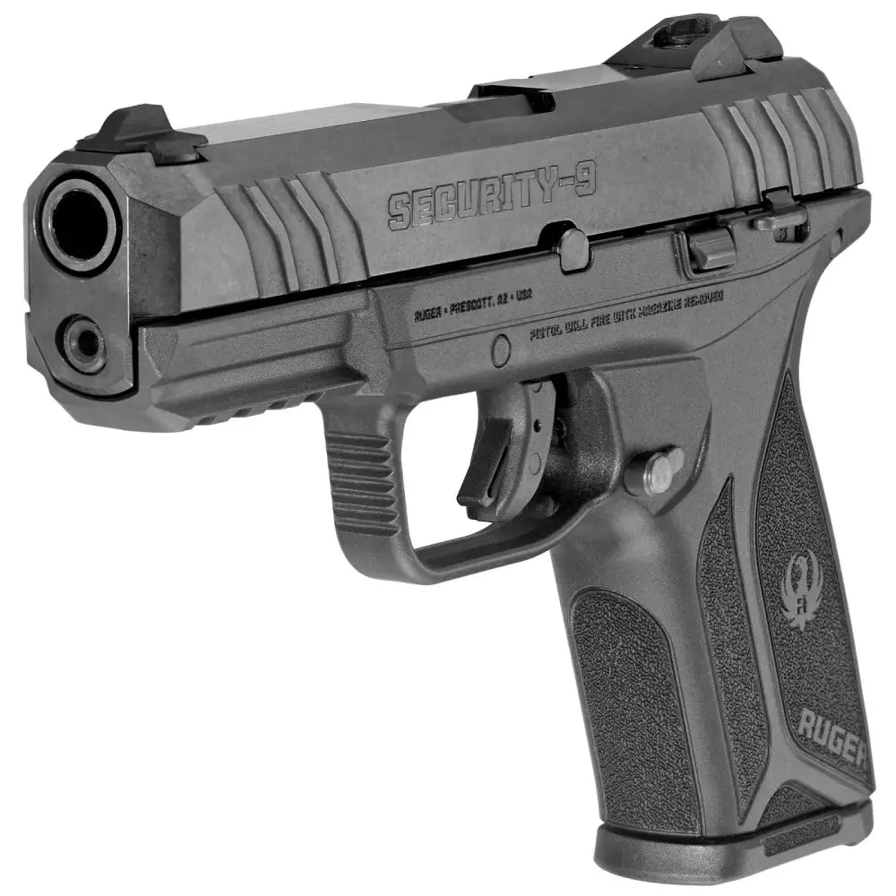 RUGER SECURITY-9 9MM PSTL BLK 4" 2-15RD MAGS