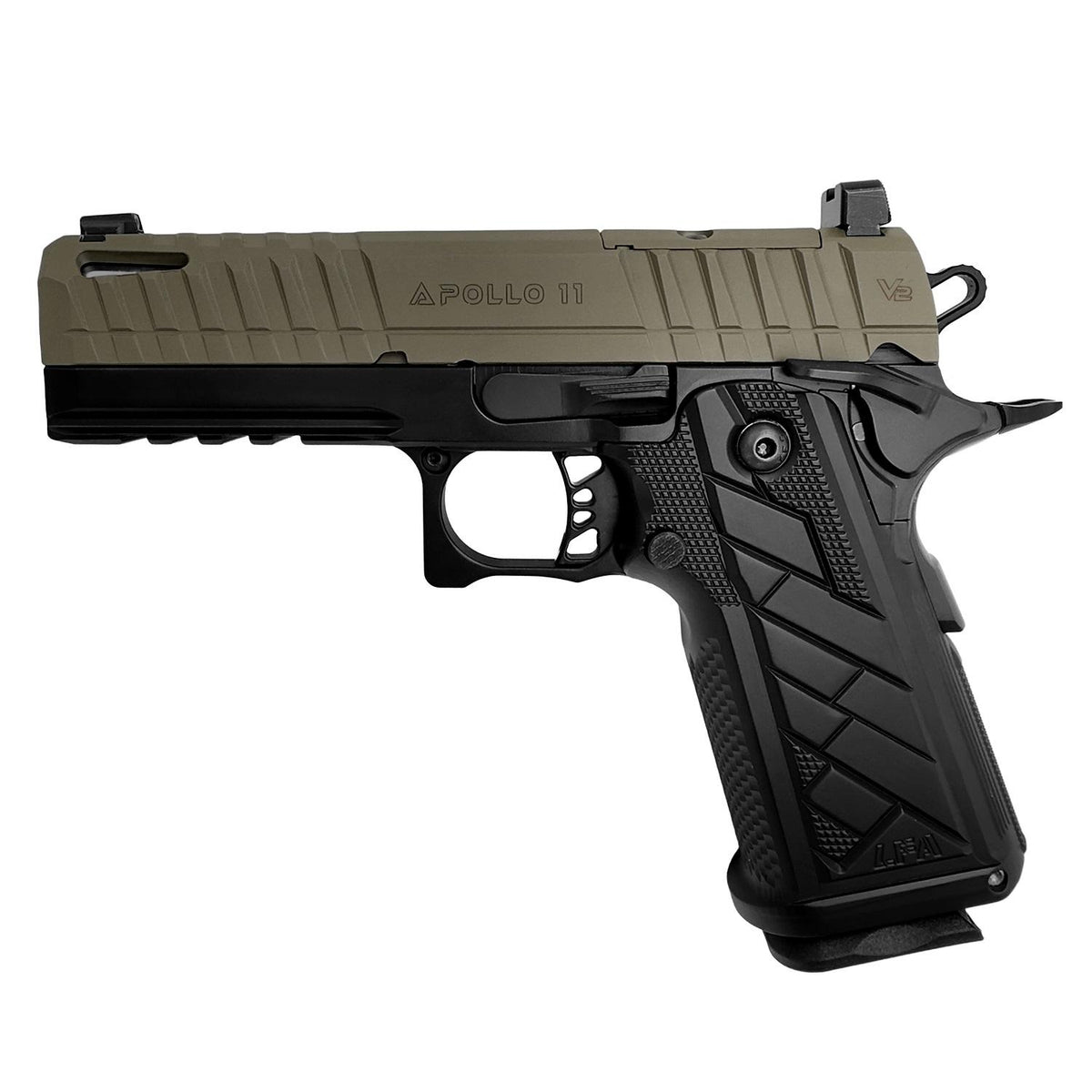 LFA Apollo 11 Compact FDE 9mm 1-18rd Mag