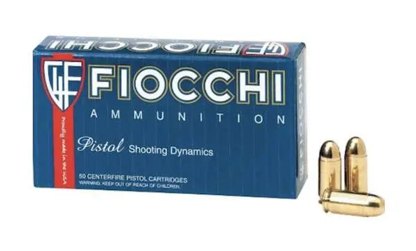FIOCCHI 9MM LUGER 147 GR FMJ