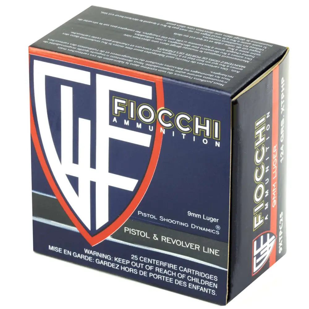 FIOCCHI 9MM LUGER 124GR XTPJHP