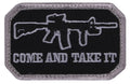 Rothco Come and Take It Morale Patch Black