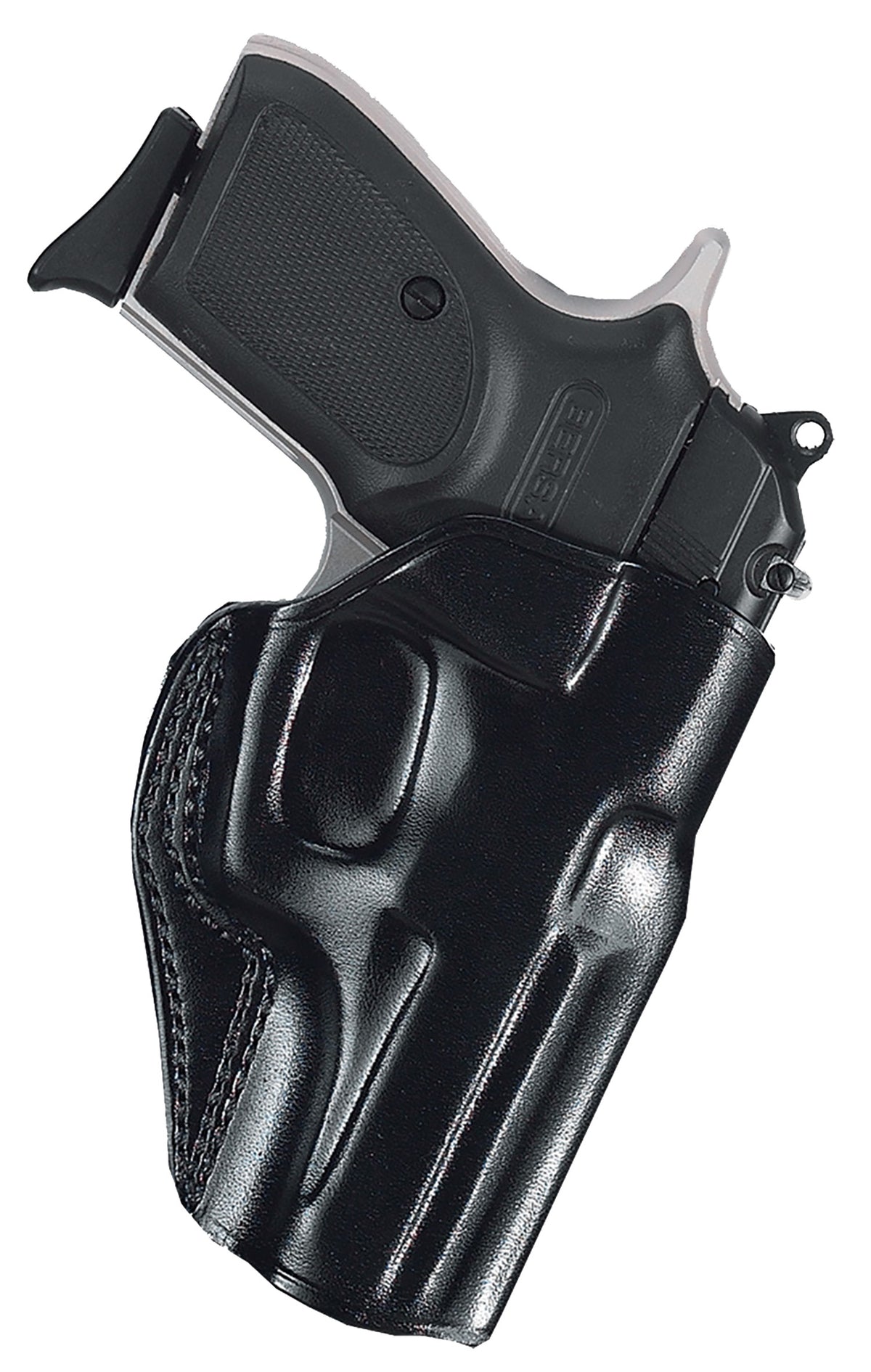 Galco SG800B Stinger  OWB Black Leather Compatible w/ Glock 43/43X/Taurus GX4/Springfield  Hellcat Belt Loop Mount Right