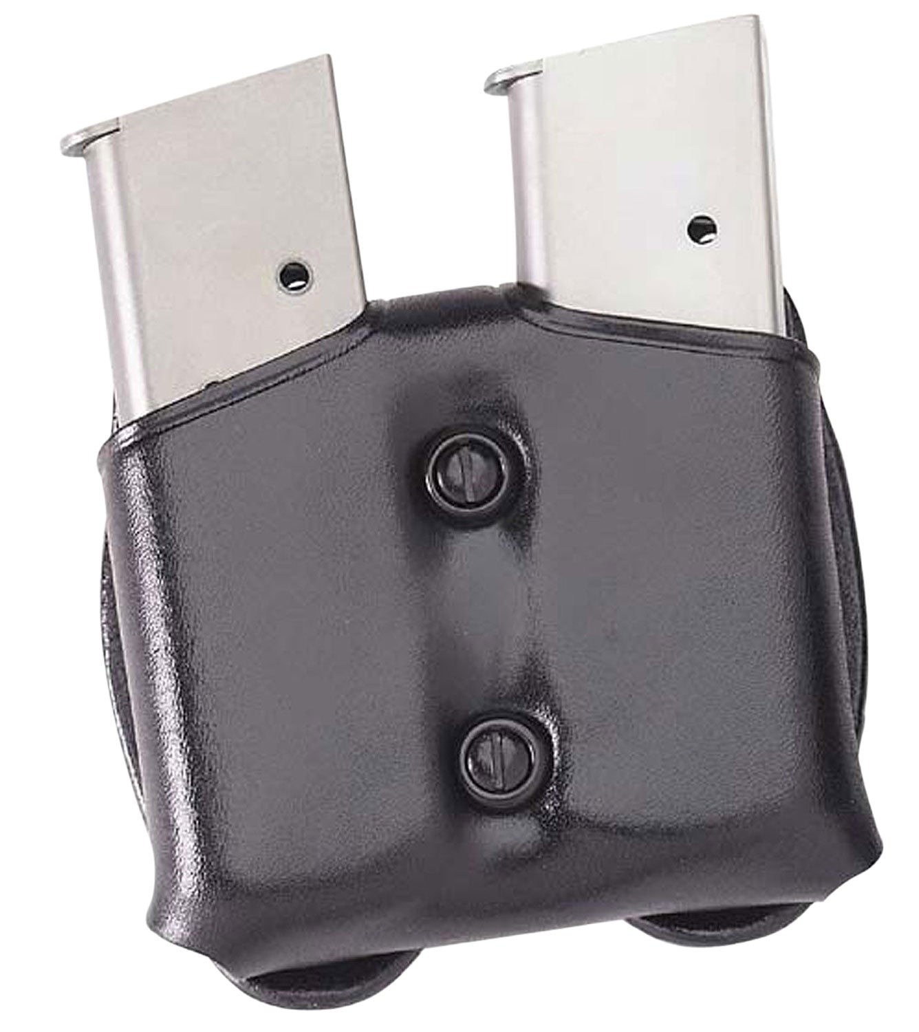 Galco CDM22B CDM Mag Carrier Double Black Leather Belt Loop Belts 1.50-1.75" Wide Compatible w/ Taurus PT140 Ambidextrou