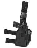 NcStar CVDLHOL2954B Drop Leg  Leg Black PVC Fabric Leg Fits Full Size Semi-Auto Fits Compact Semi-Auto Right Hand