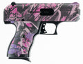 Hi-Point 916PI C9  9mm Luger 8+1, 3.50" Black Steel Barrel, Hydro-Dipped Pink Camo Serrated Steel Slide, Hydro-Dipped Pi