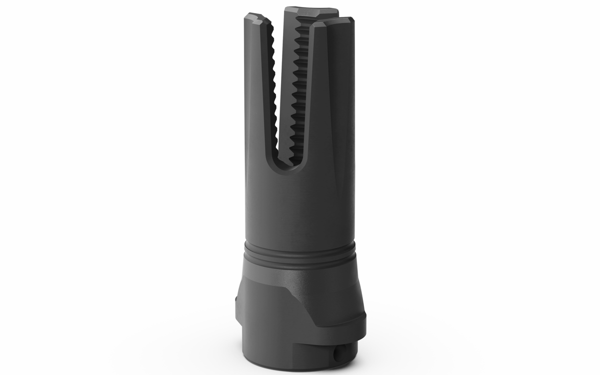 Open Box Return -Breek Arms Triplet Flash Hider for Breek-LOK - 1-2-28-for-22-caliber