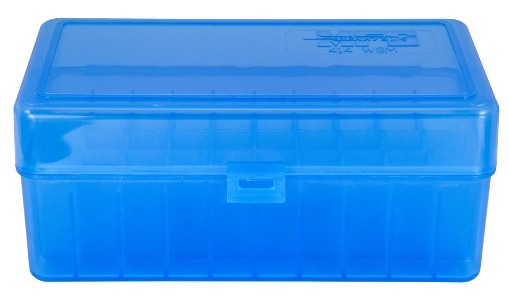 414 - WSM 50rd Blue ammo box black base