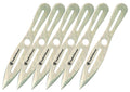 Smith & Wesson Knives SWTK8CP Bullseye Throwing Knives 4.50" Fixed Spear Point Plain 2Cr13MoV SS Blade, 2Cr13 Stainless 
