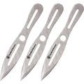 Smith & Wesson Knives SWTK10CP Bullseye Throwing Knives 5" Fixed Dual Edge Spear Point Plain 2Cr13MoV SS Blade, Stainles