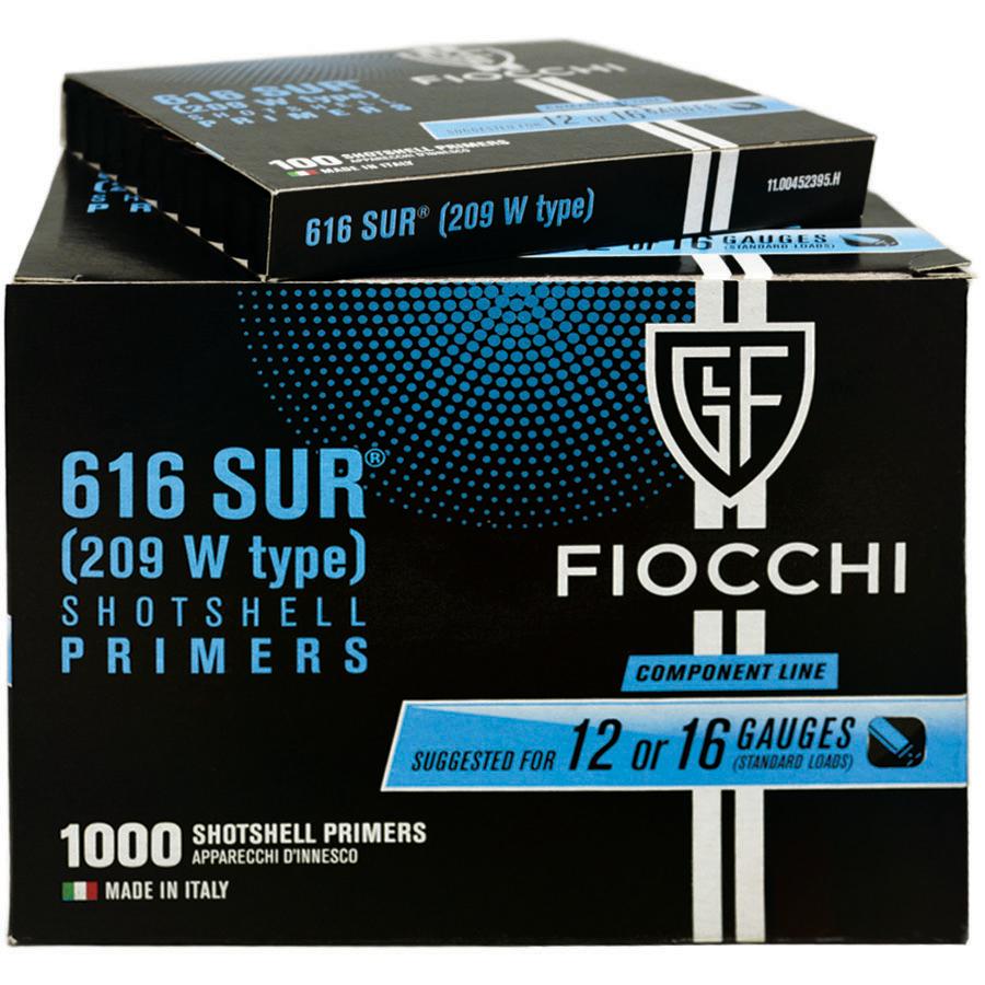 FIOCCHI Shotshell Primers 1,000/BOX 12,16,20,28,410