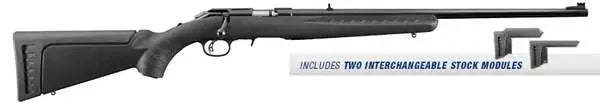 RUGER AMERICAN RIMFIRE STND 17 HMR RFL 22" BLK SYN