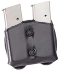 Galco CDM26B CDM Mag Carrier Double Black Leather Belt Loop Belts 1.50-1.75" Wide Compatible w/ Sig P220 Carry Ambidextr