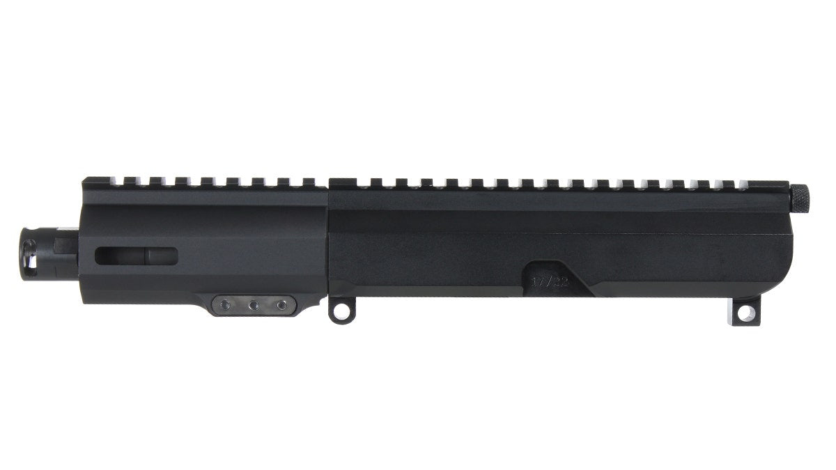 .22 Magnum Right Side Charging Complete Upper Assembly, 4.5" Parkerized Heavy Barrel, 1:16 Twist, 3.8" M-LOK Rail, Micro Flash Hider