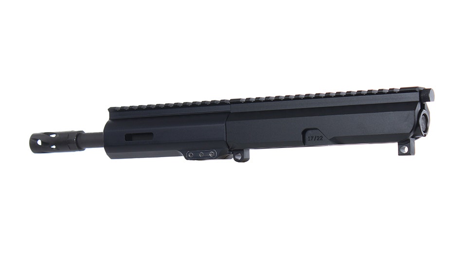 .22 Magnum Side Charging Complete Upper Assembly, 7.5" Parkerized Heavy Barrel, 1:16 Twist, 5.3" M-LOK Rail