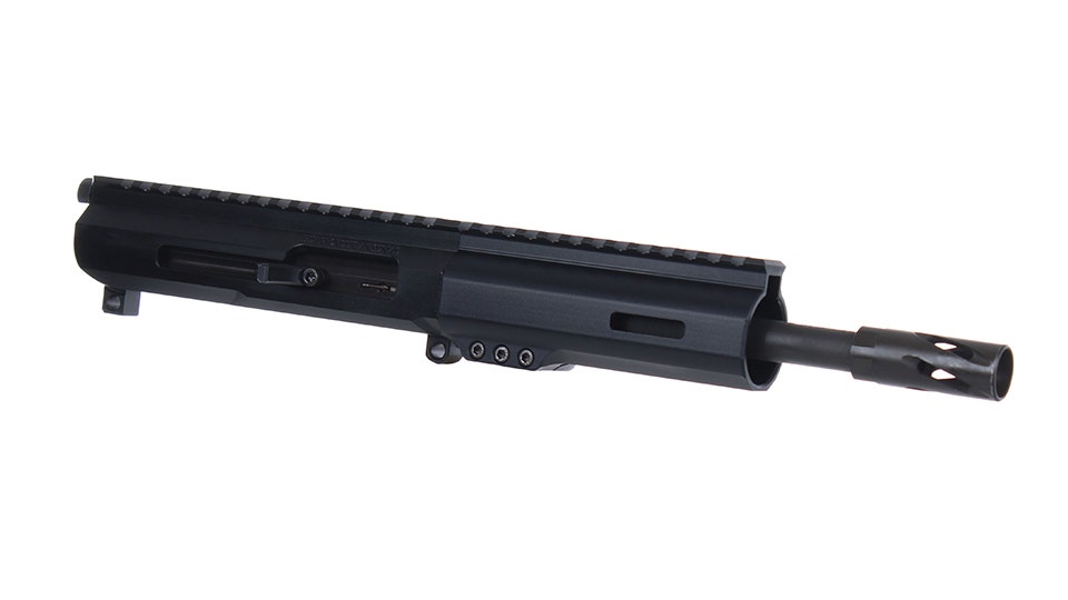 .22 Magnum Side Charging Complete Upper Assembly, 7.5" Parkerized Heavy Barrel, 1:16 Twist, 5.3" M-LOK Rail