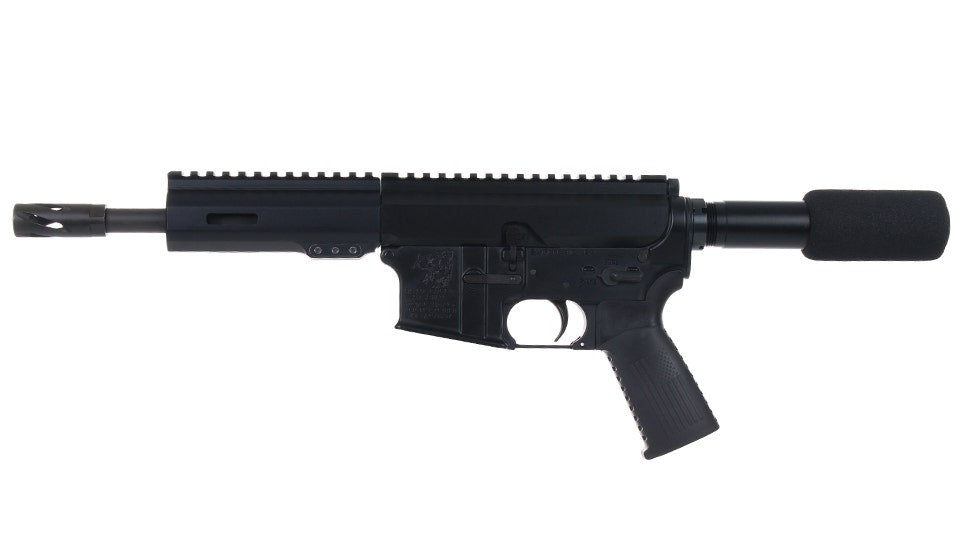 .22 Magnum Side Charging Complete Pistol, 7.5" Parkerized Heavy Barrel, 1:16 Twist, 5.3" M-LOK Rail