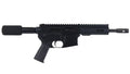 .22 Magnum Side Charging Complete Pistol, 7.5" Parkerized Heavy Barrel, 1:16 Twist, 5.3" M-LOK Rail