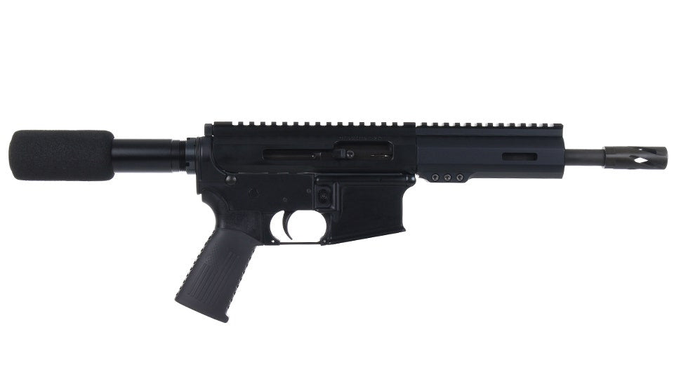 .22 Magnum Side Charging Complete Pistol, 7.5" Parkerized Heavy Barrel, 1:16 Twist, 5.3" M-LOK Rail