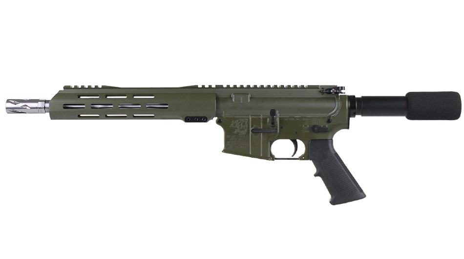 BC-15 .223 Wylde Pistol, 10.5" Stainless Contour, 1:7 Twist, Forged Lower, Stainless 416R Pistol Length Gas System, MLOK Split Rail