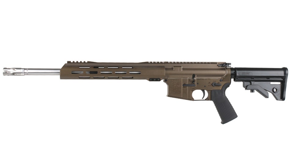 BC-15 .223 Wylde Midnight Bronze Cerakote Rifle, 16" 416R SS Heavy Barrel, 1:8 Twist, Forged Lower, Carbine Length Gas System, MLOK Split Rail