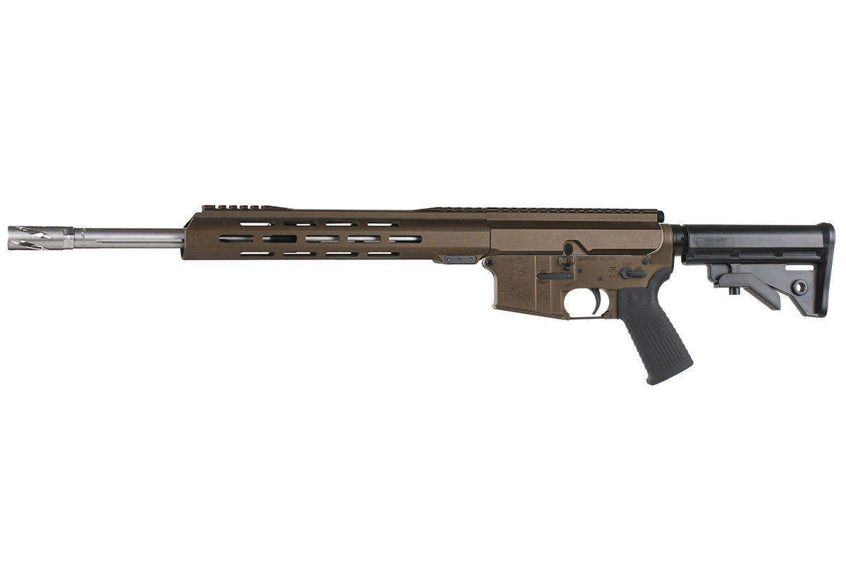 BC-15 .223 Wylde Right Side Charging Rifle, 16" 416R SS Straight Fluted Heavy Barrel, 1:8 Twist, Carbine Length Gas System, 15" MLOK Split Rail| Forged