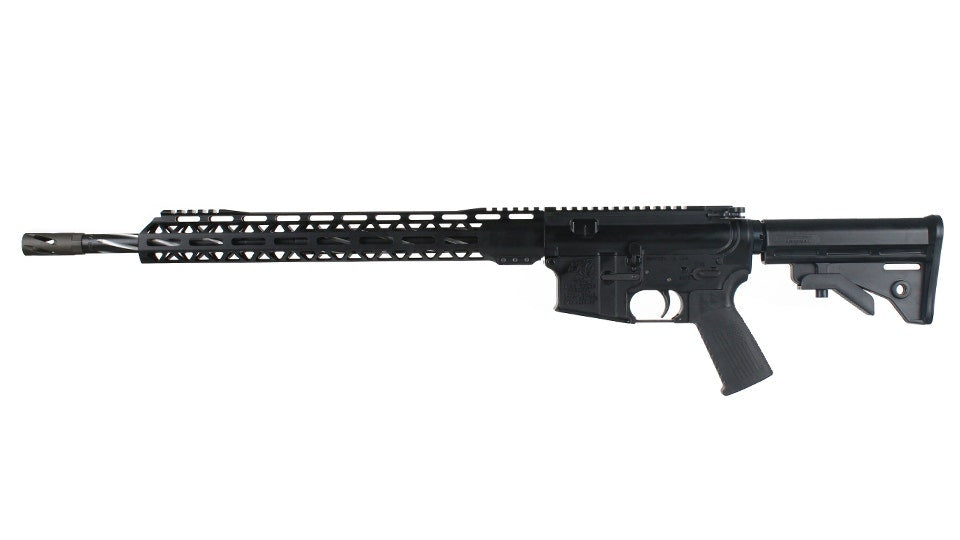 BC-15 .223 Wylde Rifle, 18" Black Nitride Stainless Heavy Barrel, 1:8 Twist, Mid Length Length Gas System, 15" M-LOK Rail