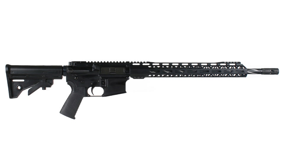 BC-15 .223 Wylde Rifle, 18" Black Nitride Stainless Heavy Barrel, 1:8 Twist, Mid Length Length Gas System, 15" M-LOK Rail
