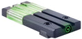 Meprolight USA 631013108 FT Bullseye Rear Sight Green Tritium FO/Black Frame Compatible w/Glock Gen 1-5 (Except MOS), Do