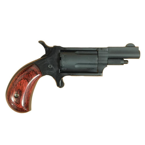 .22 MAG Stealth Grey Cerakote Checkered Rose Grips