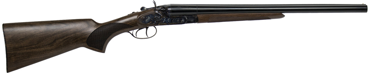 CZ-USA 06130 Hammer Coach  12 Gauge 2rd 3" 20" Black Chrome Barrel Color Case Hardened Rec Turkish Walnut Fixed Pistol G