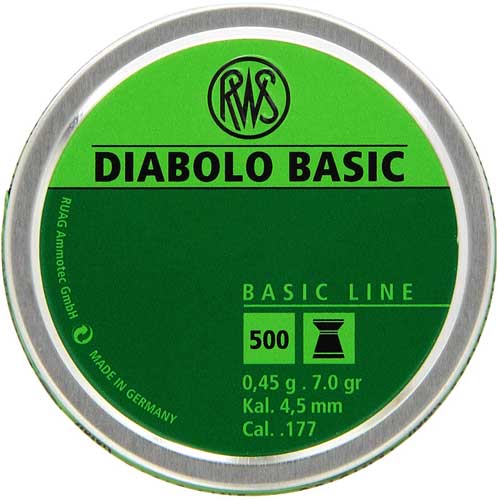RWS PELLETS 177 DIABOLO BASIC