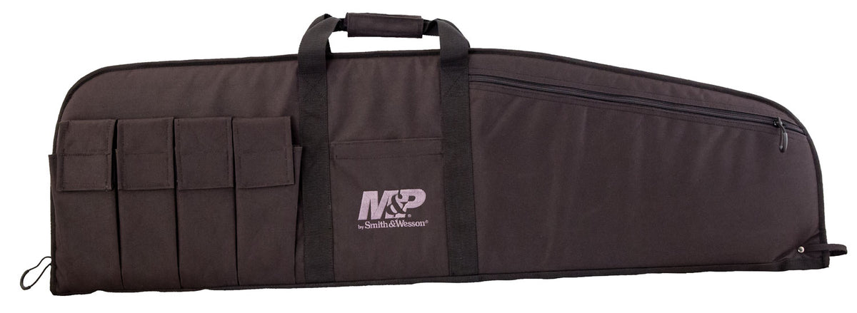 M&P Accessories 110015 Duty Series Medium Case Black Nylon Foam Padding