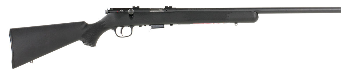 Savage Arms 93200 93 FV Full Size 22 WMR 5+1 21" Matte Black Heavy Barrel, Matte Black Drilled & Tapped Carbon Steel Rec