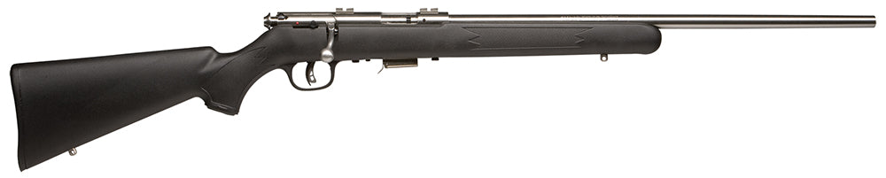 Savage Arms 91700 93 FSS Full Size 22 WMR 5+1 21" Matte Sporter Barrel, Matte Drilled & Tapped Stainless Steel Receiver,