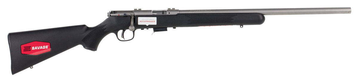 Savage Arms 94700 93 FVSS Full Size 22 WMR 5+1 21" Matte Heavy Barrel, Matte Drilled & Tapped Stainless Steel Receiver, 